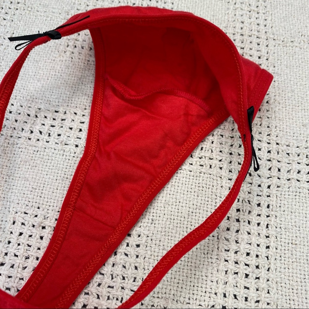 Red Playboy thong - Picture 5 of 9